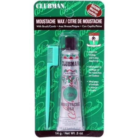 Clubman Pinaud Brown Moustache Wax 15ml