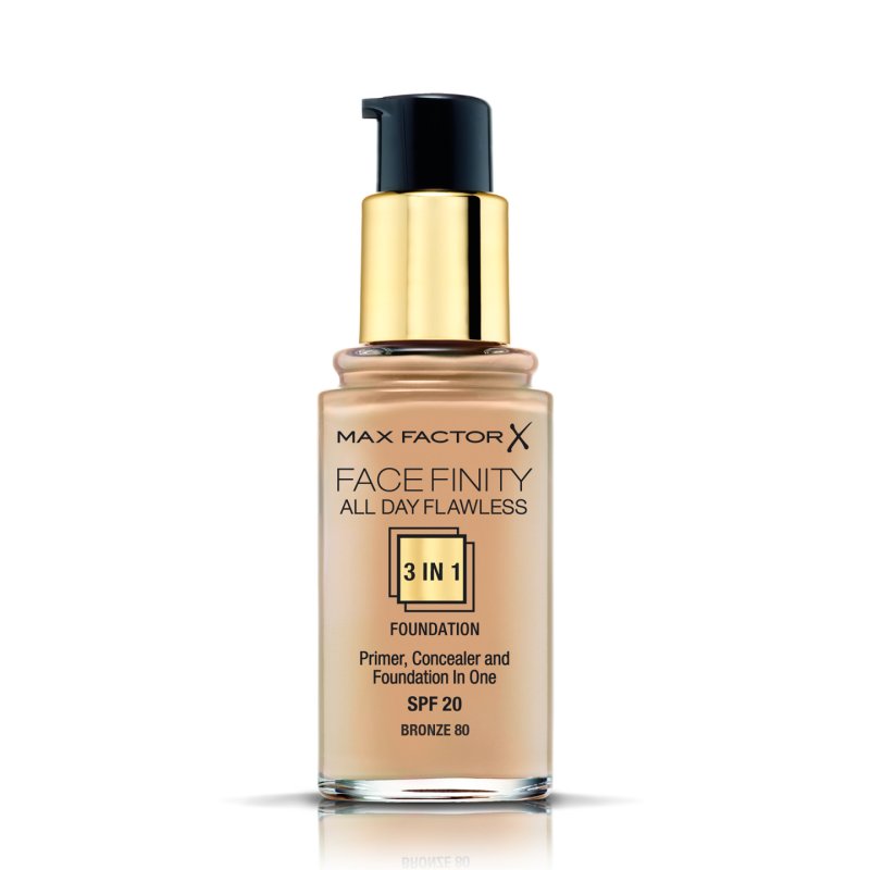 Max Factor Facefinity All Day Flawless 3 in 1, 080 Bronze, 30ml