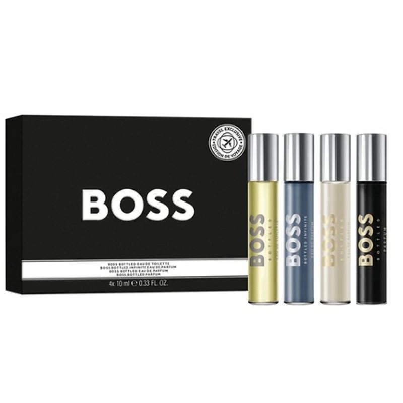 Hugo Boss Miniature Set - Includes Bottled Eau De Toilette Spray 10ml, Bottled Eau De Parfum Spray 10ml, Infinite Eau