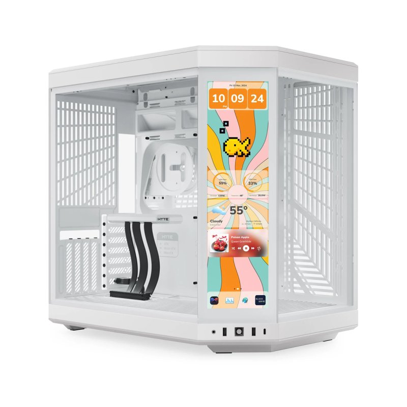 Hyte Y70 Midi Tower Touch Infinite - Snow White
