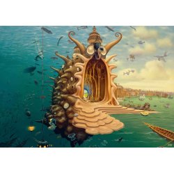 Puzzle Good Loot 1000 Imagination Jacek Yerka Port / Harbor