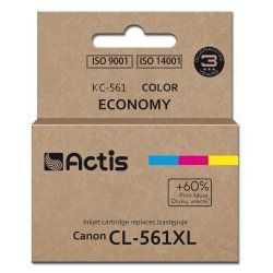 Actis KC-561 encre pour imprimante Canon, remplacement Canon CL-561XL Suprême 18ml bleu, violet, jaune. Imprime