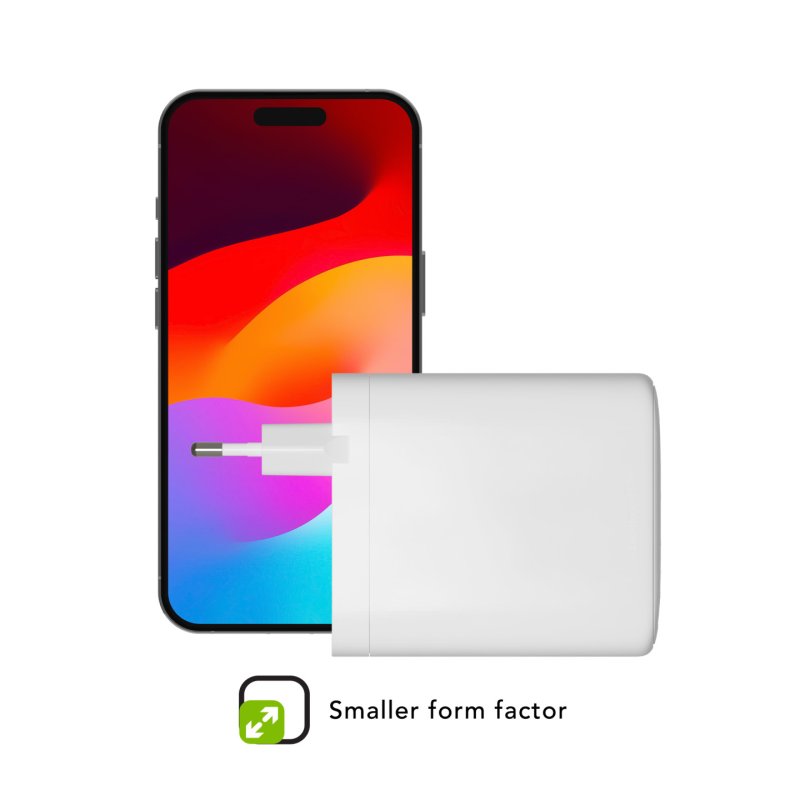 dbramante1928 re-charge - EU Wall Charger- USB-C 140W 100W 18W-W