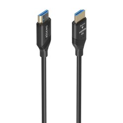 CABLE HDMI AISENS V2.0 OPTICO ACTIVO AOC 4K60HZ 18GBPS A/M-A/M 30M NEGRO