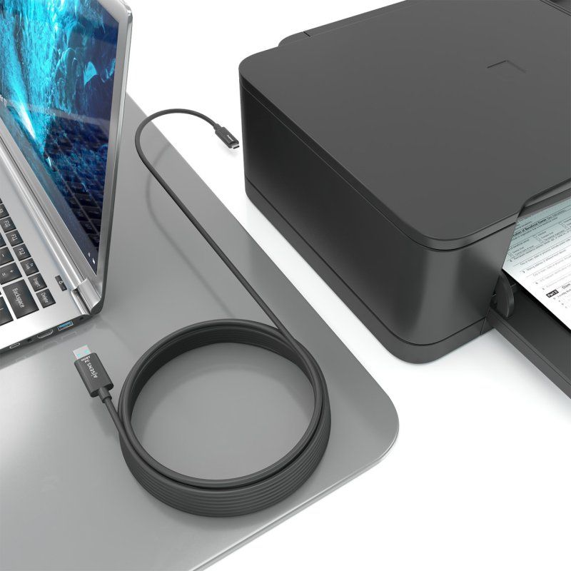 AISENS A157-0925 câble USB USB 3.2 Gen 2 (3.1 Gen 2) 15 m 2 x USB A USB C Noir