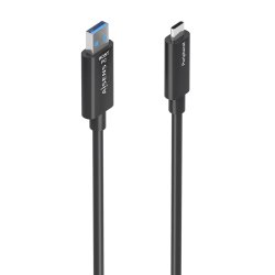 AISENS A157-0927 câble USB USB 3.2 Gen 2 (3.1 Gen 2) 40 m 2 x USB A USB C Noir