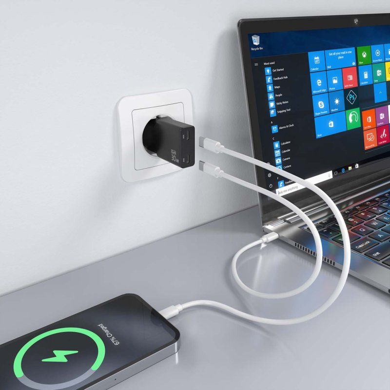 AISENS ASCH-30W2P049-BK chargeur d'appareils mobiles Caméra Numérique, MP3, MP4, Téléphone portable, Navigateur,