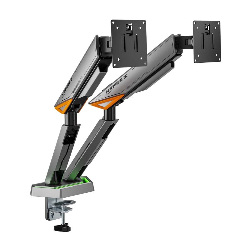 AISENS DT38TSRRGB-349 monitor mount / stand 96.5 cm (38") Desk Black, White