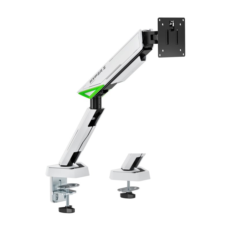 AISENS DT49TSR-343 monitor mount / stand 124.5 cm (49") Desk Black, White