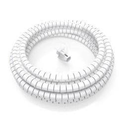 ORGANIZADOR CABLE AISENS EN ESPIRAL 25MM BLANCO 2.0M