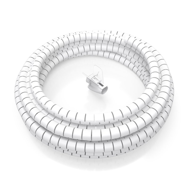 ORGANIZADOR CABLE AISENS EN ESPIRAL 25MM BLANCO 2.0M