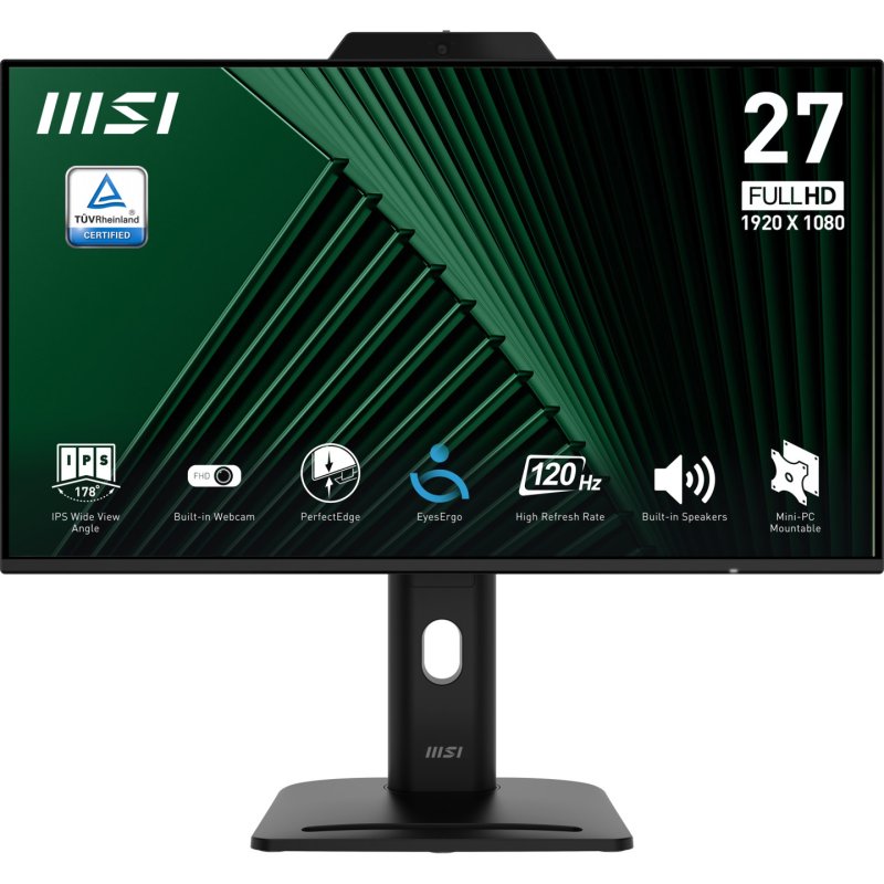 MSI PRO MP272PMG computer monitor 68.6 cm (27") 1920 x 1080 pixels Full HD LCD Black