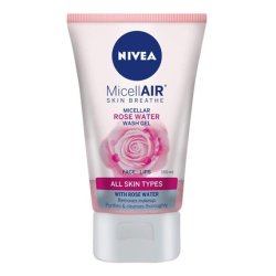 Nivea MicellAIR Skin Breathe Micellar Rose Water Wash Gel for Face and Lips 150ml