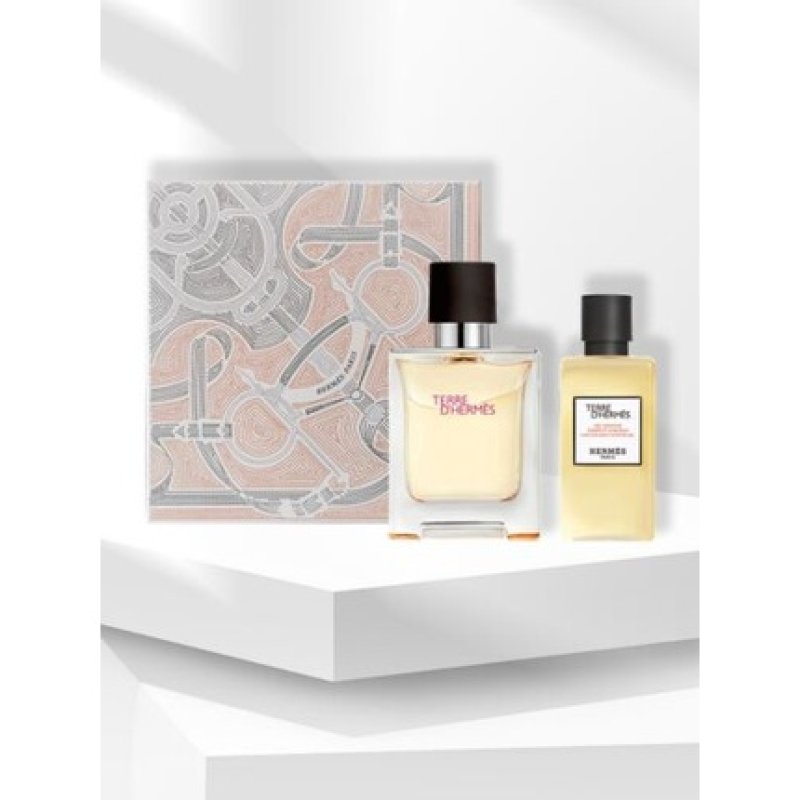 Terre d'Hermès Eau de Toilette Gift Set 50ml Shower Gel 40ml