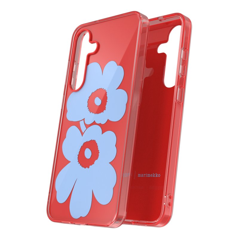 Samsung GP-FPS936AMARW mobile phone case 17 cm (6.7") Cover Light Blue, Red