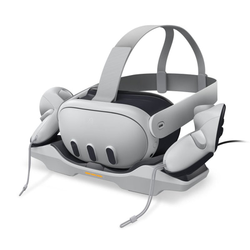 PowerA 617885097713 chargeur d'appareils mobiles Manette de jeux, Affichage monté sur le casque, Casque Noir, Blanc