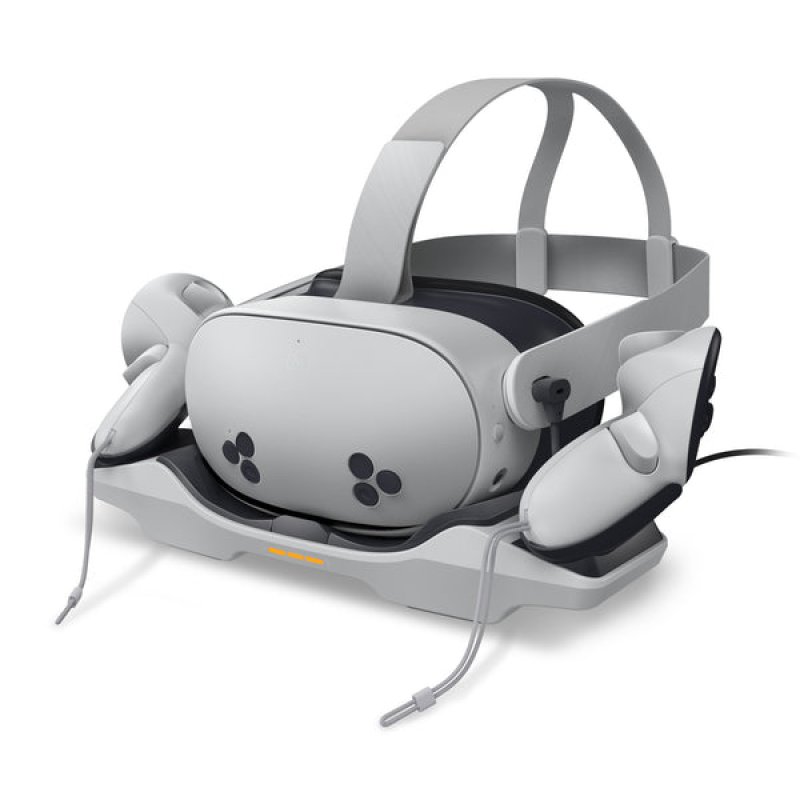 PowerA 617885097713 chargeur d'appareils mobiles Manette de jeux, Affichage monté sur le casque, Casque Noir, Blanc