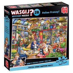Wasgij Mystery 28 - Feline Frenzy! (1000 pieces)