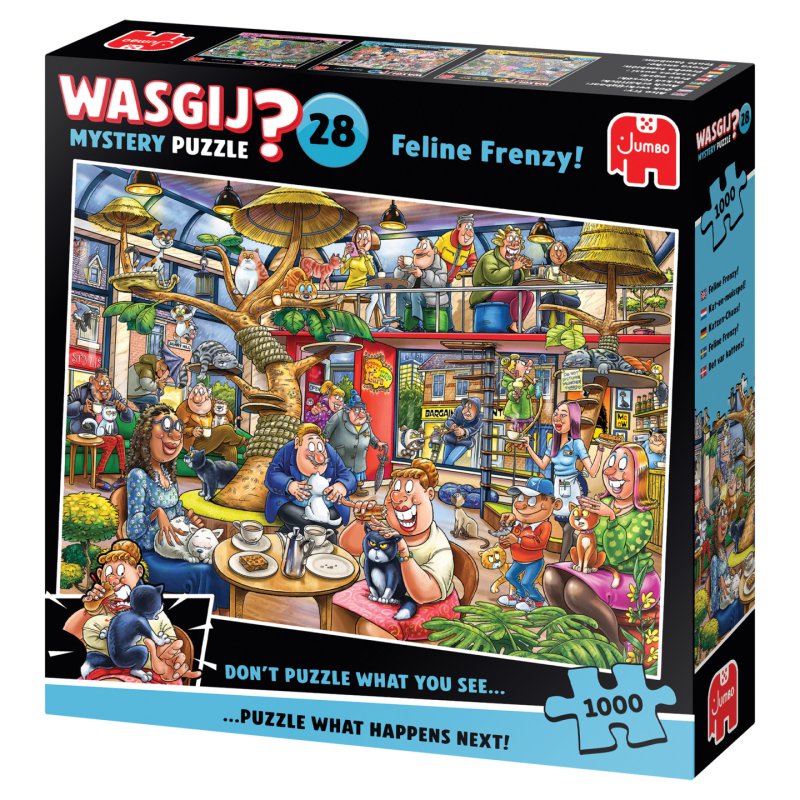 Wasgij Mystery 28 - Feline Frenzy! (1000 pieces)