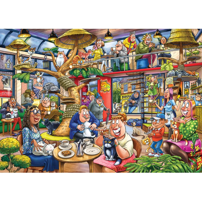 Wasgij Mystery 28 - Feline Frenzy! (1000 pieces)