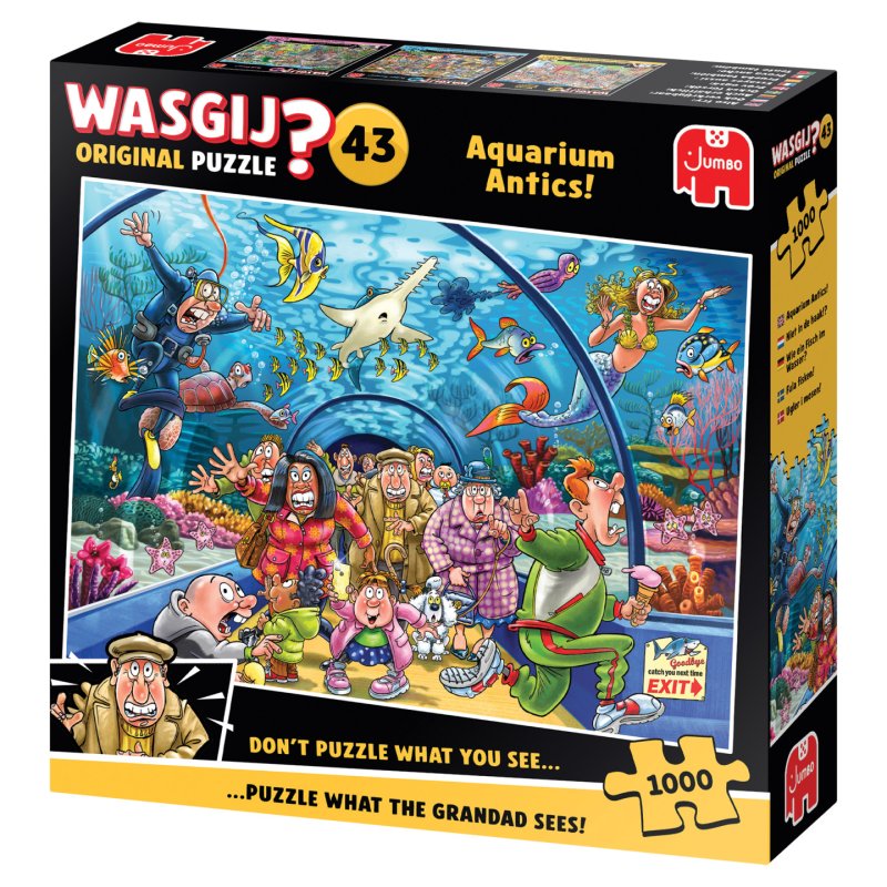 Wasgij Original 43 - Aquarium Antics! (1000 pieces)