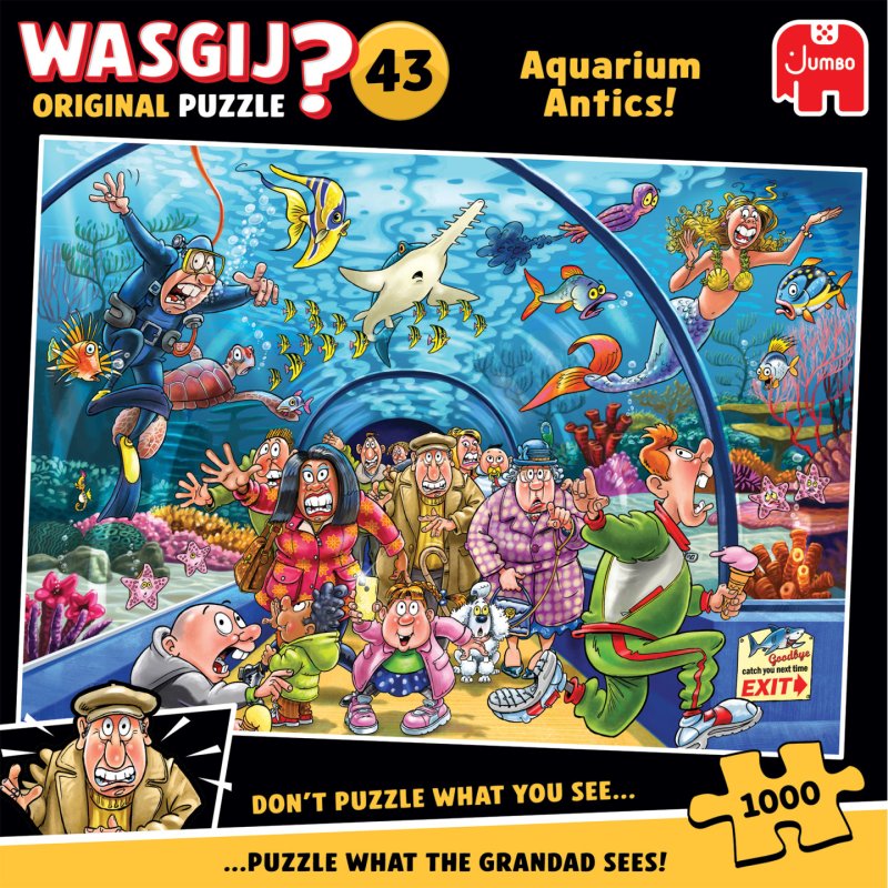 Wasgij Original 43 - Aquarium Antics! (1000 pieces)