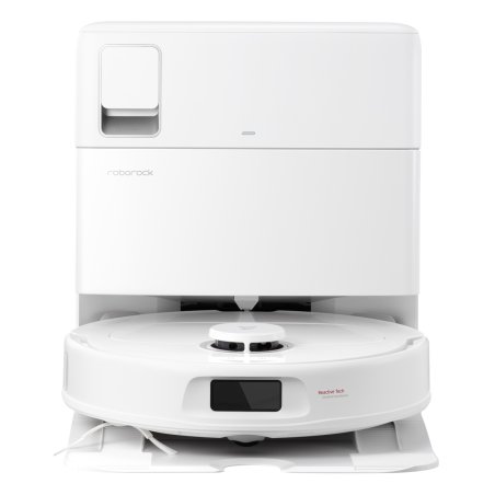 Roborock Qrevo Plus Weiß (Version mit Wasseranschluss) Saug-Wisch-Roboter mit Reinigungsstation