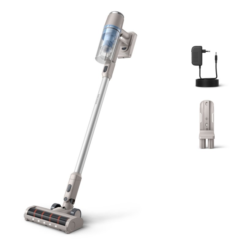 Philips 2000 series XC2011/01 stick vacuum/electric broom Battery Dry Cyclonic Bagless Blue, Grey