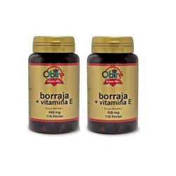 Obire Borage and Vitamin A 500mg - 2 Packs of 110 Pearls