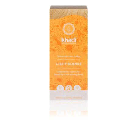 Khadi Light Blonde Plant Hair Color 100% Natural and Vegan 100g