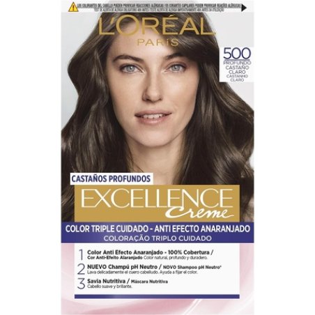 Excellence Brunette Hair Dye 500 True Light Brown 200ml