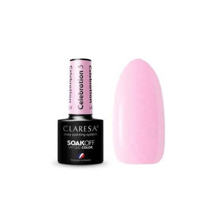 Celebration UV Nail Polish 5ml Claresa - Pack of 3
