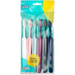 TePe Select Toothbrush Soft Efficient for Plaque Removal with Tapered Brush Heads Gentle Cleaning with Soft Bristle