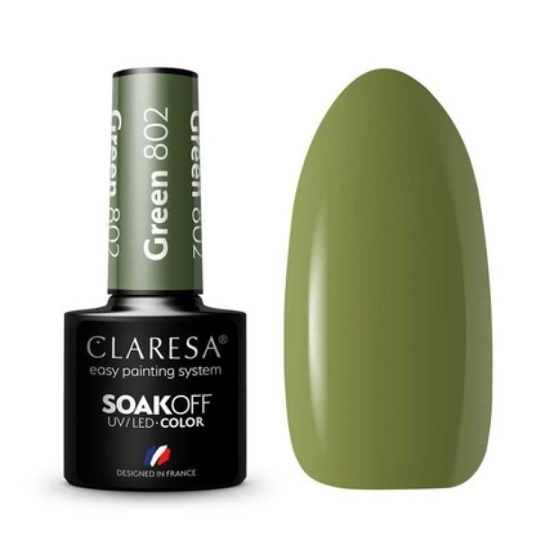 Claresa 802 Green UV Nail Polish 5ml