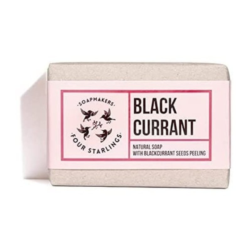 Natural Eco Blackcurrant Exfoliating Soap 110g