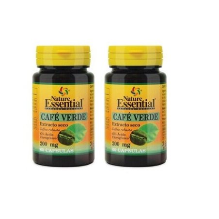 Nature Essential Coffee Green 200mg Extract Dry 45% 60 Capsules