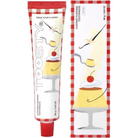 High Fluoride Toothpaste Antiplaque Gentle Cavity Care Soft Pudding Recipe 2.83oz Made in Korea
