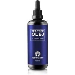 Tea Tree Oil 100ml with Dropper Renovality - Made in Czech Republic