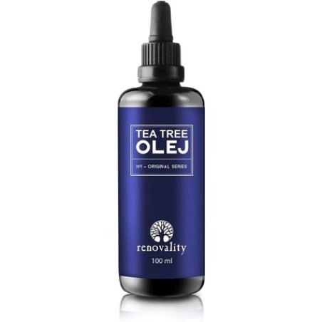 Tea Tree Oil 100ml with Dropper Renovality - Made in Czech Republic