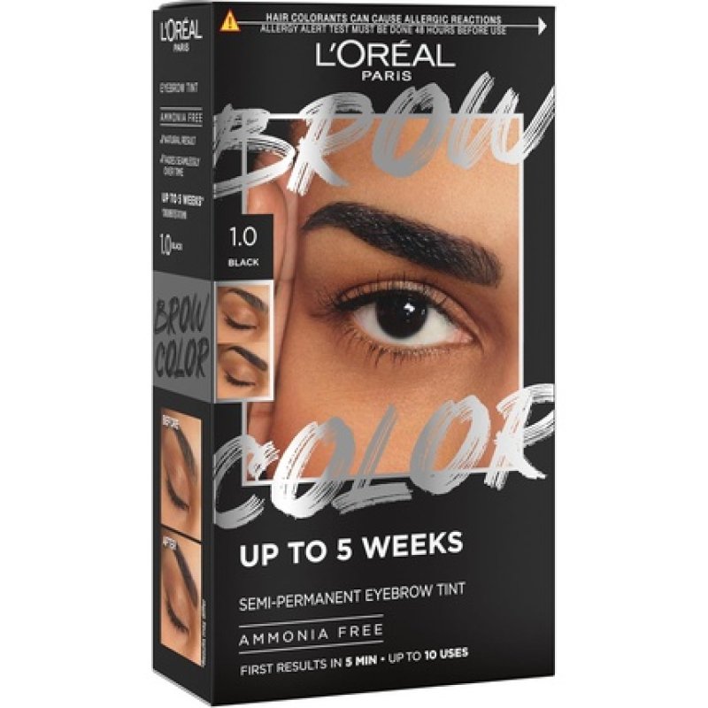 L'Oréal Paris Semi-Permanent Eyebrow Tint Lasts up to 5 Weeks Visible Results in 5 Minutes Ammonia Free Brow Colour