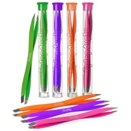 Pinza Depilar Doble Color 9021