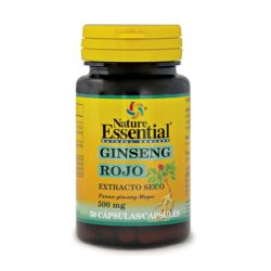 Nature Ess Ginseng Rojo 500 Mg Ext Seco 50 Caps