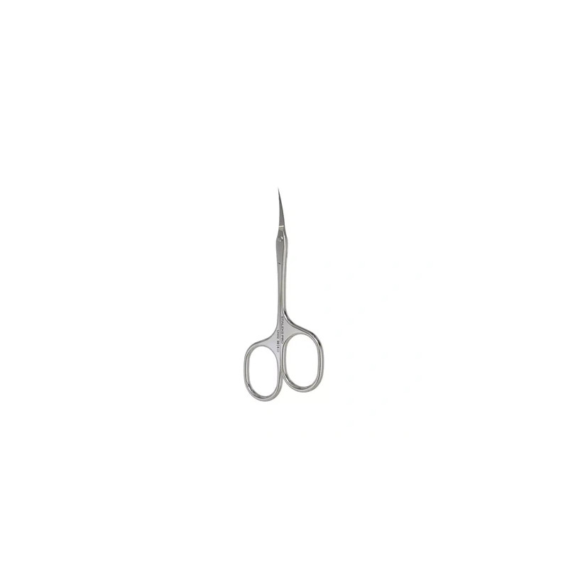 STALEKS UNIQ SQ-20/4 Cuticle Scissors with Asymmetric Handles and Classic Curved Blade
