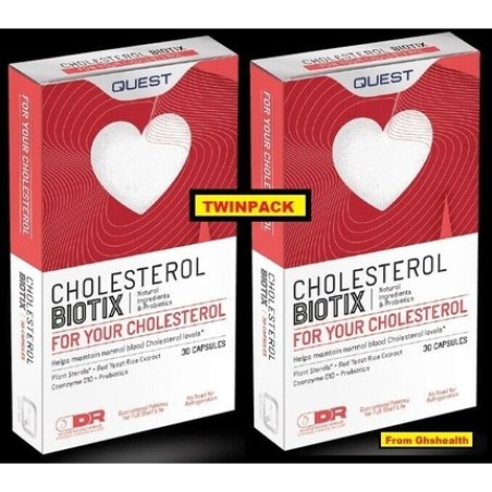 Quest Cholesterol Biotix Maintain Normal Cholesterol Levels 60 Capsules