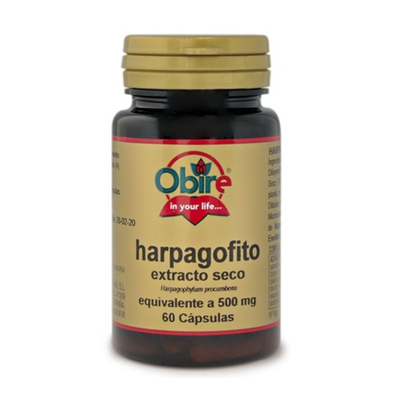Obire Harpagofito 500 Mg Ext Seco 60 Caps