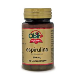 Obire Espirulina 400 Mg 100 Tabletas
