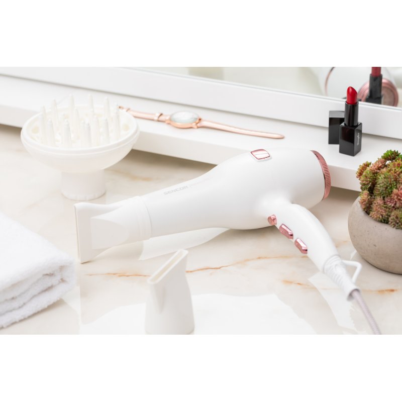 Sencor SHD 8200GD hair dryer 2400 W Gold, White