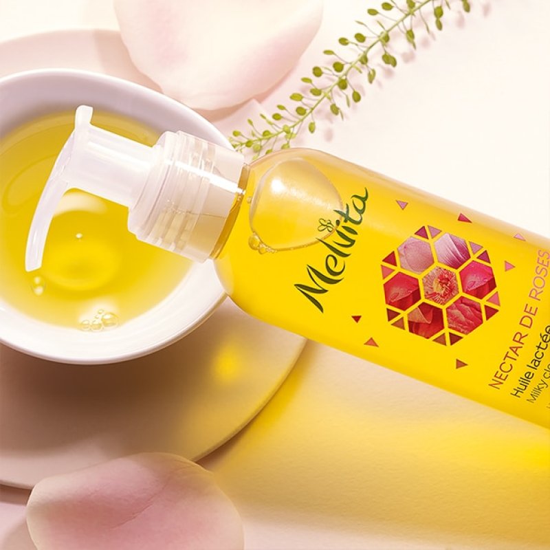 Melvita Huile démaquillante Nectar de Roses 145ml