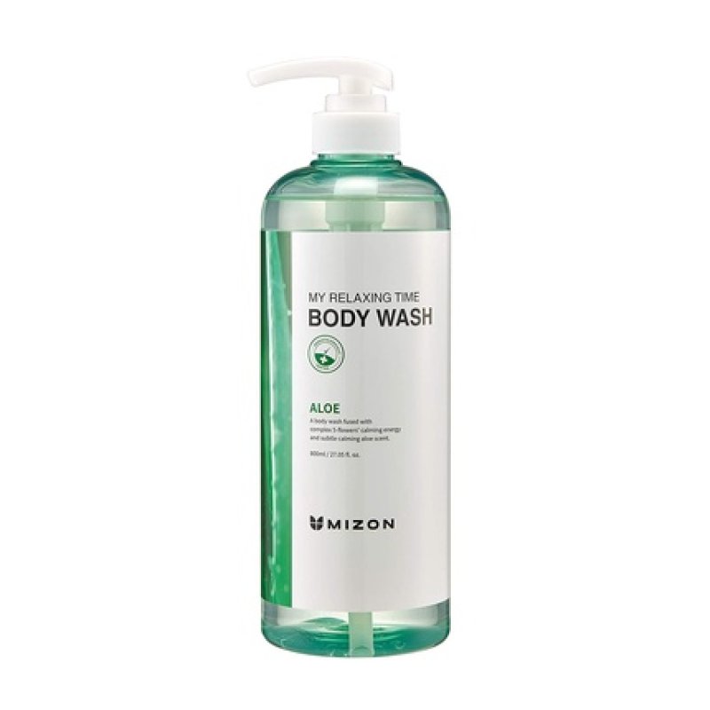 MIZON My Relaxing Time Aloe Body Wash 27oz - Nourish, Moisturize, and Soothe Skin