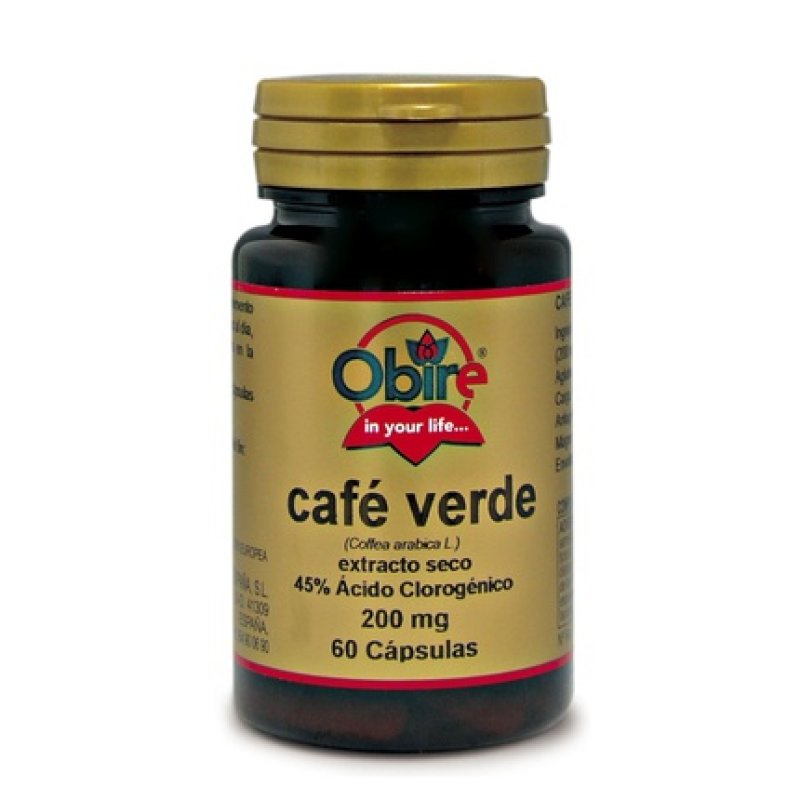 Obire Cafe Verde 200 Mg Ext Seco 60 Caps